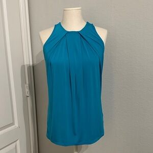 Worthington Teal Sleeveless Blouse
